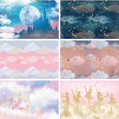 Yeele Newborn Children Dreamy Cloud Photography Backdrop For Photo Studio Photocall Baby Shower Kids Birthday Party Background