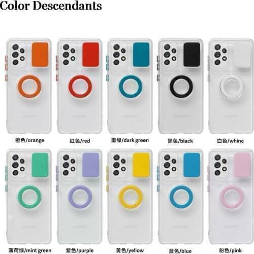 Camera Lens Protection Phone Case For Samsung Galaxy A02S A 02S EU Bracket Finger Ring Soft Back Cover For SAMSUNG A02S EU