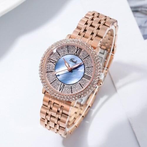 Watch female fashion simple waterproof quartz starry watch