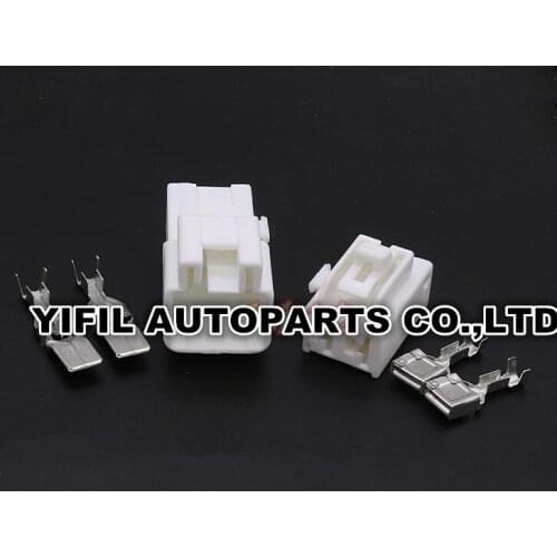 10sets/lot 2 Pin/Way Female And Male Auto Electronic Connector Plug With Terminal DJ7025Y-7.8-11/21