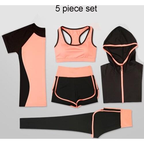 2021 Seamless Yoga Set Zipper Sexy Bra High Waist Drawstring Leggings Sportwear Women Set Workout Clothes For Women Fitness Gym