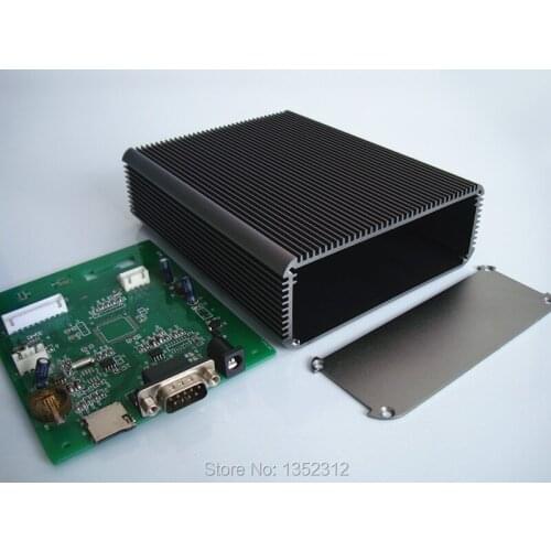 4 pcs/lot 120*45*150mm aluminum PCB shell electronic project box housing DIY Chassis heat radiation box junction switch box