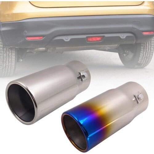 50%HOT6026 Exhaust Muffler Anti-rust Modification Stainless Steel 6.8cm Diameter Sturdy Tail Throat Muffler for Haima S5
