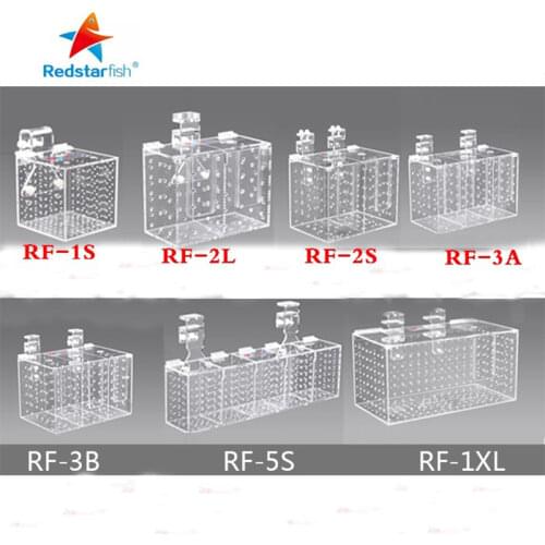 RED STARFISH Aquarium Acrylic Isolation Box Isolation Box Fish Catch Small Medium Large