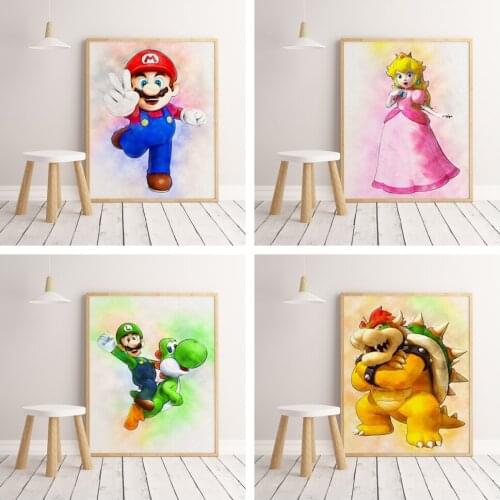 Diy 5D Diamond Painting Disney Cartoon Super Game Cross Stitch Kits Full Drill Diamond Embroidery Mosaic Home Decor Gift