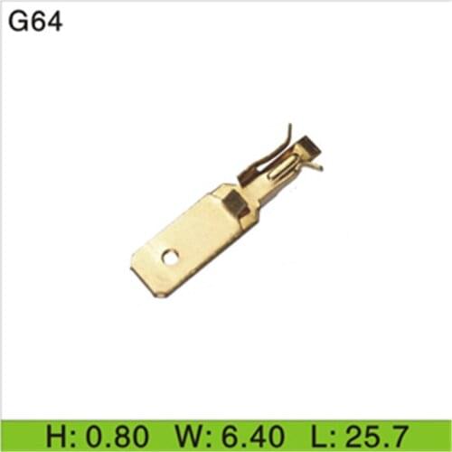 Free shipping 1000pcs Car Electronics & Motorcycle Accessories & Parts G64 male terminal connector