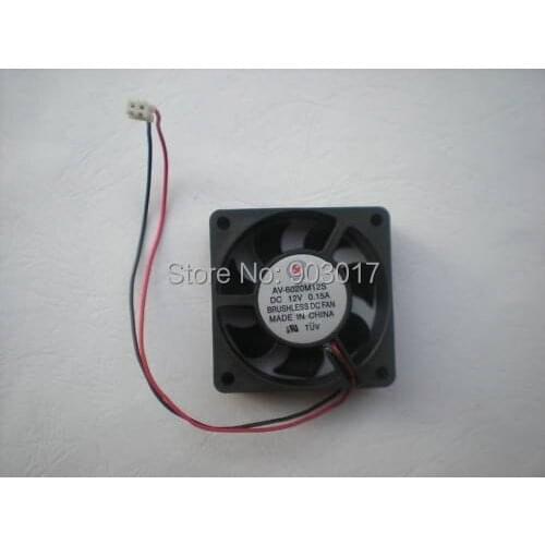 Brushless DC Cooling Fan 7 Blade 5V 60x60x20mm 6020s 2 Wire12 pcs per lot