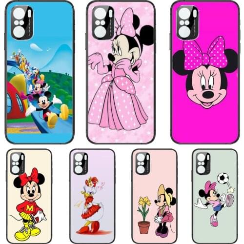Our Mickey Mouse Phone Case For xiaomi redmi POCO F1 F2 F3 X3 Pro M3 9C 10T Lite NFC Anime Black Cover Silicone Back Prett mi 10