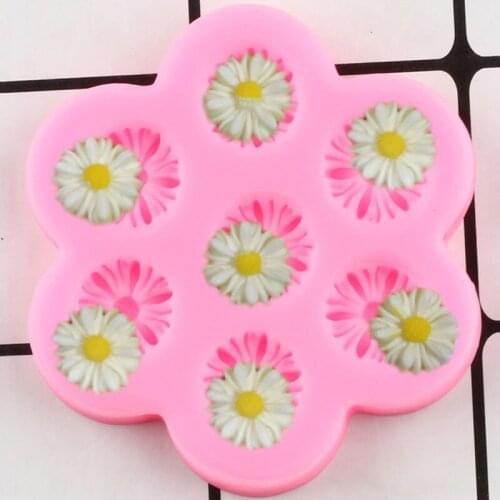 Daisy Silicone Mold Wedding Flower Fondant Cake Decorating Tools Chocolate Gumpaste Mould Candy Making Moulds Polymer Clay Molds