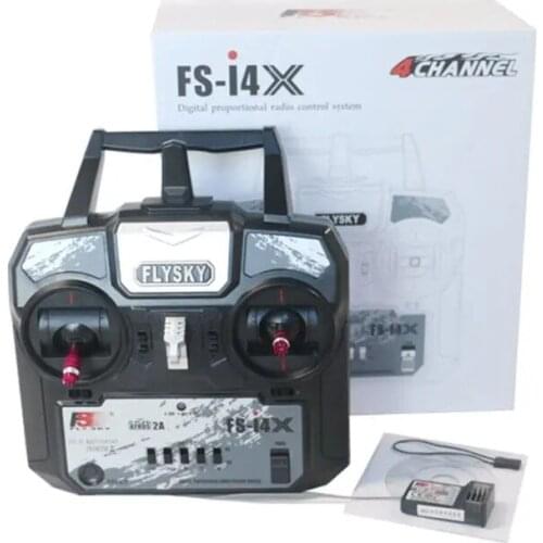 Flysky FS-i4X 2.4G 4CH AFHDS RC Transmitter Remote Control With FS-A6 Receiver
