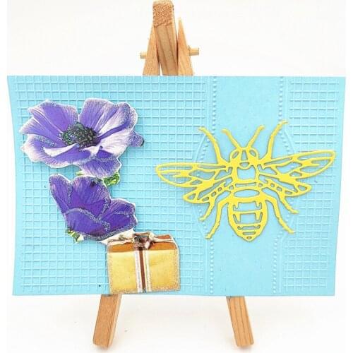 Honey Bee Scrapbooking Dies metal Carbon Steel Cutting Die for DIY Paper Art Craft Scrapbook Bookmark Decoration