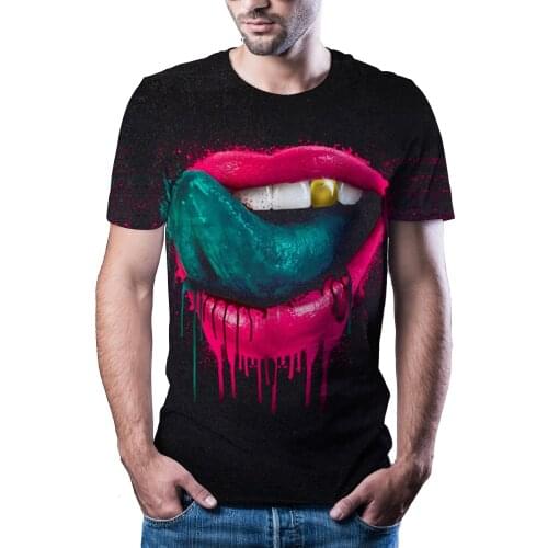 2020 MenS T-Shirt Summer Fashion Sports 3d Printed T-Shirt MenS Casual O-Neck MenS T-Shirt Brand Polyester Hottest Asian Size