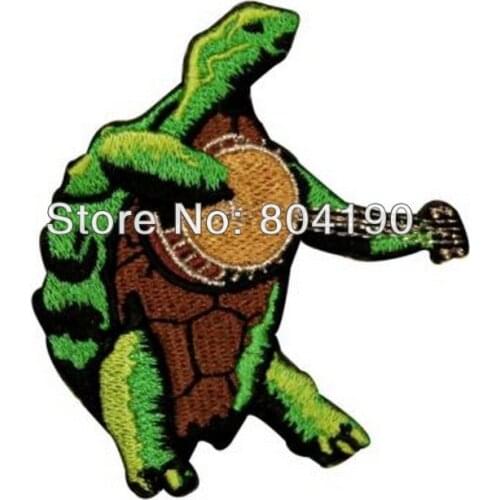Grateful Dead Terrapin Banjo Turtle Heavy Metal Iron On/Sew On Patch Tshirt TRANSFER MOTIF APPLIQUE Rock Punk Badge