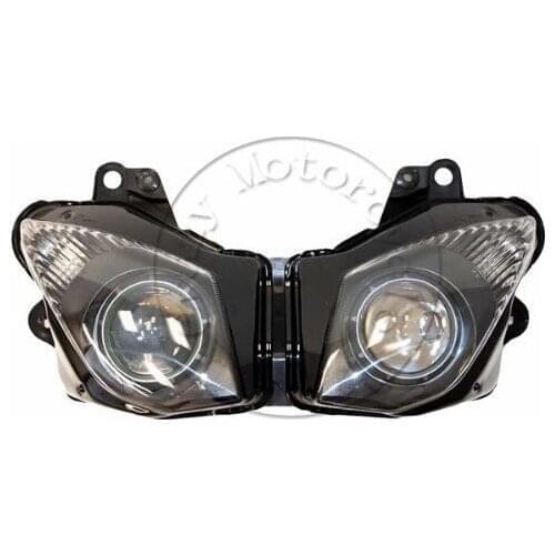 Motorcycle Front Headlight For kawasaki ZX-6R ZX6R 2009 2010 Head Light Lamp Assembly Headlamp Lighting Moto Parts