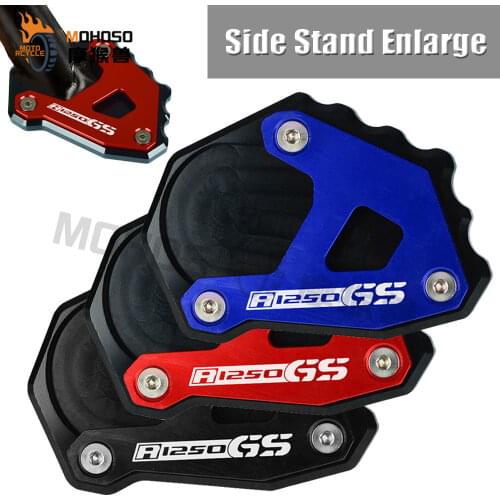 Motorcycle Side Stand Foot Extension Enlarger Plate Pad Support Kickstand For BMW R1250GS ADV R1250 GS ADVENTURE 2018 2019 2020