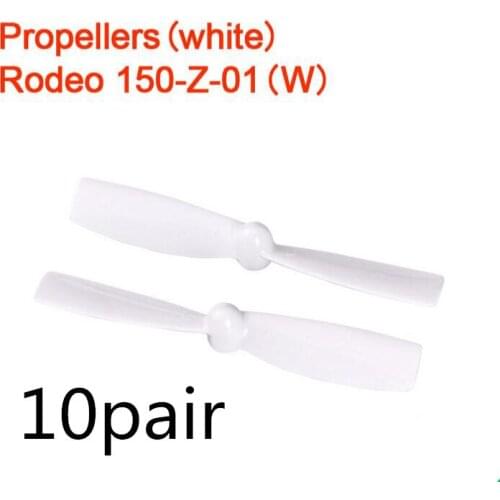 10x WALKERA Parts Rodeo 150-Z-01(W) Rodeo 150-Z-01(B) Propellers 10CW10 CCW White black