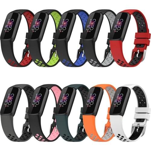 Watch Band For Fitbit Luxe Wrist Strap For Fitbit Luxe Soft Silicone Bracelet Sports Replacement Belt Smart Watch Accessories