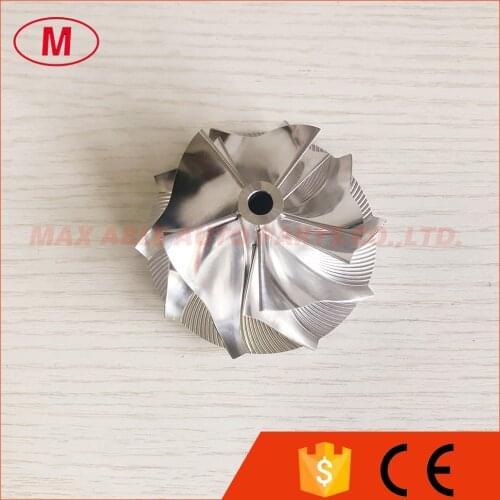 RHF55 5+5 blades 52.00/68.00mm high performance turbo milling/aluminum 2618/billet compressor wheel