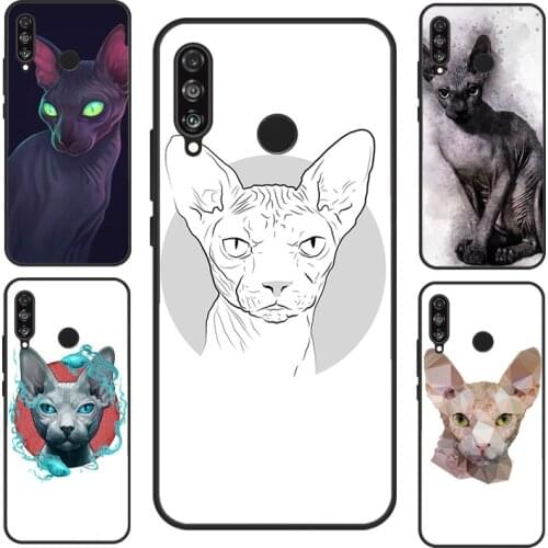 Sphinx Cat For Huawei P40 Lite P20 P30 Pro Mate 20 Lite Nova 5T P Smart 2019 Case For Honor 8X 9X 10i