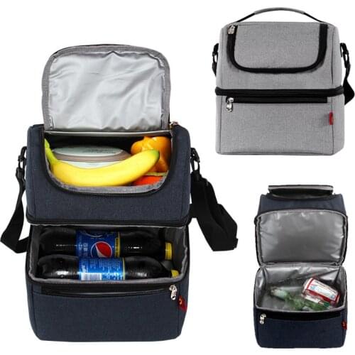 Large Picnic Isothermal Handbag Camping Isothermal Fridge Bag Food Beverage Storage Backpack Lunch Container Cooler Fridge Bag