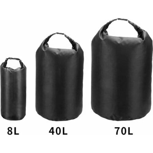 8L 40L 70L Outdoor Nylon Portable Waterproof Bag Pouch for Boating Kayaking Fishing Swimming Camping Storage Dry Bag