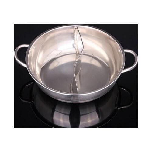 Thick Stainless Steel Hot Pot Induction Cooker Two-Flavor Pot