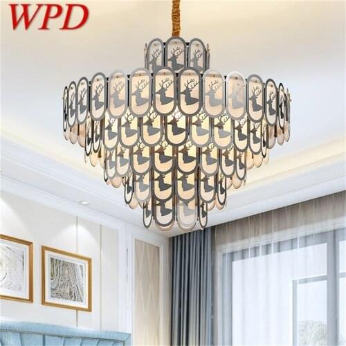 WPD Pendant Light Postmodern Creative Crystal Lamp Luxury Decorative For Home Dining Living Room