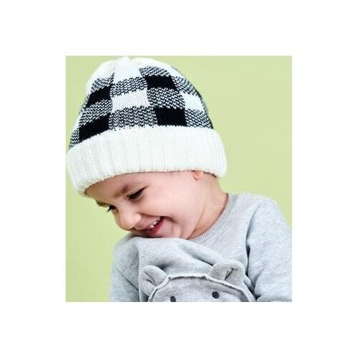 Jacquard Knitted Children Hat Newborn Baby Hats Infant Beanie Boys Girls Cap Winter Warmer Bonnet
