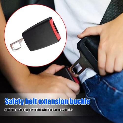 1Pcs Car Safety Belt Extender Buckle Plug Seat Belt Cover Seat Belt Padding Extension Buckle Seat Belt Clip Car Accessories