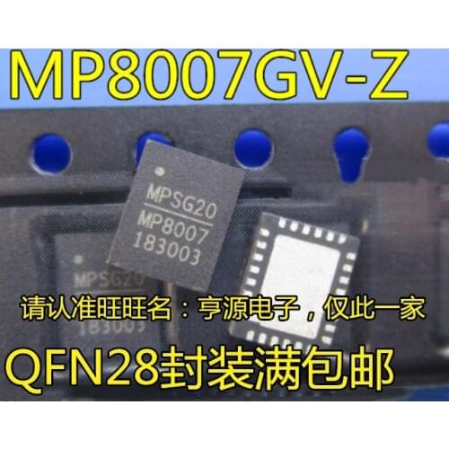 100% New&original In Stock 5pcs/lot MP8007 MP8007GV MP8007GV-Z QFN20
