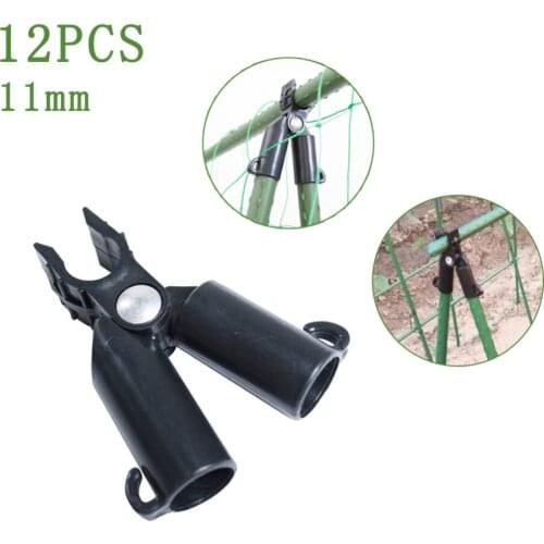 12pcs Plant Support Awning Pillar Accessories A-type Clip Quickly Set Up Climbing Vine Bracket Shelf Connector Fastener