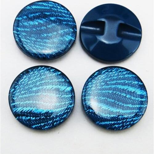20PCS 21MM Stripe Dyed RESIN buttons coat boots sewing clothes accessories Decoration button garment R-008