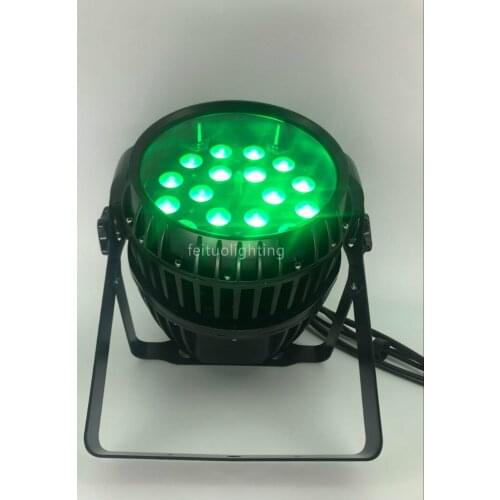 8pcs/lot 18x18W 6in1 Led Par Light Outdoor Zoom RGBWA+UV Par Can IP65 Led Par For Birthday Party Wedding Dj Disco Dance Floor