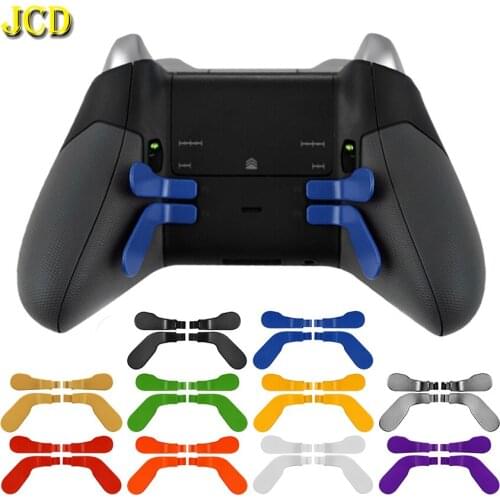 JCD Metal Bumper Trigger Button Paddles For Xbox One Elite Controlle Replacement Hair Trigger Locks Handle Plucks