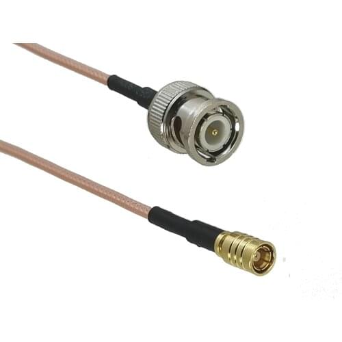 Cable BNC male plug to SMB female jack straight crimp RG316 RF pigtail 4inch~10M