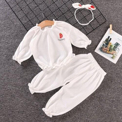 Baby girls clothing sets cotton t shirt +pants casual tracksuits kids fashion clothes summer wear hot girls outfits