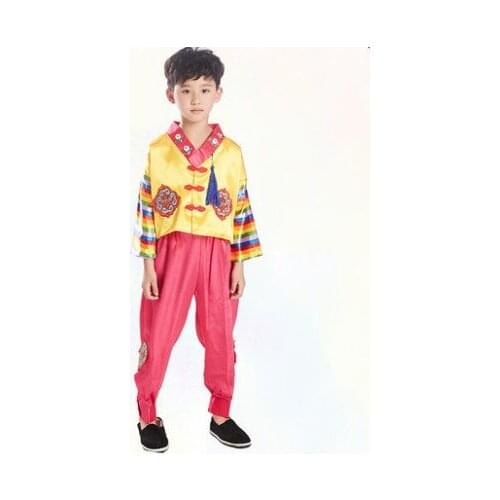 Korea suit korea costume south korea clothing for children chinese traditional dance costumes kids festival dance clothes