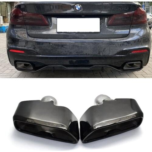 Exhaust Tip For BMW G30 G38 525i, 530i up 540i MP Style Stainless Steel Car Muffler Tip Square Tailpipe in 2018-2020