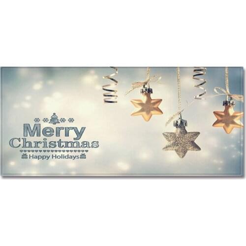 Non-slip Merry Christmas Snowman Pattern Door Floor Mat Indoor Antislip Hallway Doormat Kitchen Long Carpet Rug For Bedroom