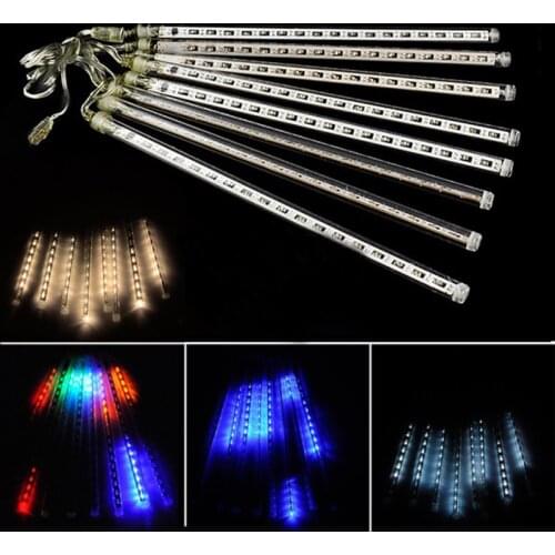 Multi-color 30CM Meteor Shower Rain Tubes AC100-240V LED Christmas Lights Wedding Party Garden Xmas String Light Outdoor