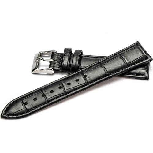 Soft Cowhide Leather Smart Watch Strap With Spring Bars Universal Adjustable Watch Band Replacement Watch Straps