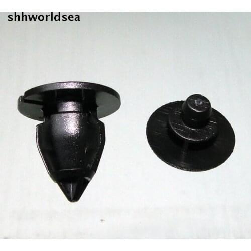 Shhworldsea car plastic clip Decorating plate fixed card buckle for renault 7703077434