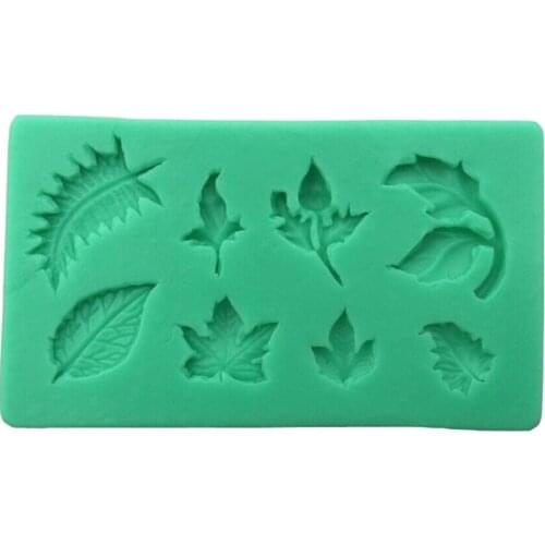 Leaves Silicone Sugarcraft Mold Cookie Cupcake Chocolate Baking Mold Fondant Cake Decorating Tools