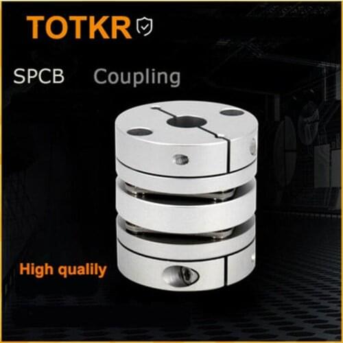 SPCB D26 L35 diaphragm coupling single diaphragm coupling aluminum alloy servo motor encoder coupling