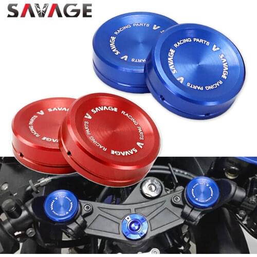 Triple Tree Stem Yoke Center Cap Front Fork Covers For YAMAHA YZF-R25 YZF-R3 2014-2018 Motorcycle Accessories YZF R25 R3