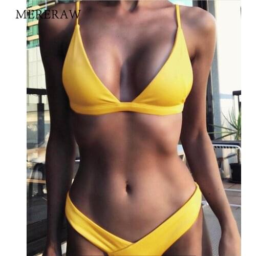 Explosive bikini ladies split European and American sexy double-sided nylon gather multicolor bikinii swimming suit for women