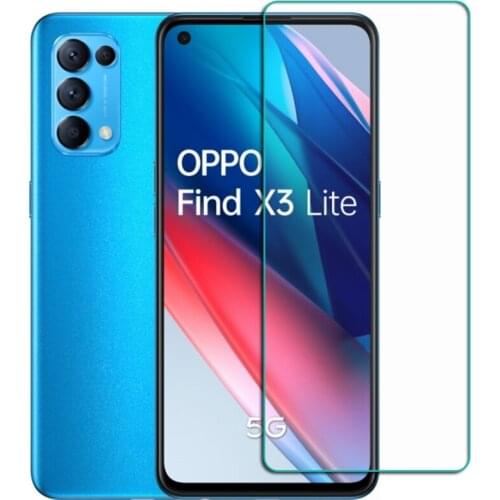 Tempered Glass For Oppo Find X3 Lite 6.43" CPH2145 Protective Film Screen Protector Phone Cover