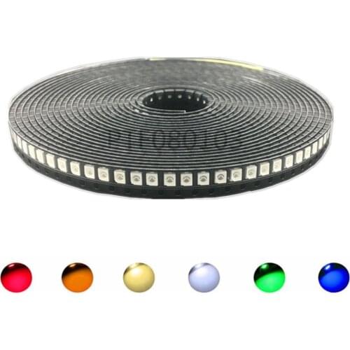 100pcs 3528 LED SMD White Chip PLCC2 Ultra Bright Surface Mount 20mA 3V 7-8LM Light-Emitting Diode LED 1210 SMT Lamp Light