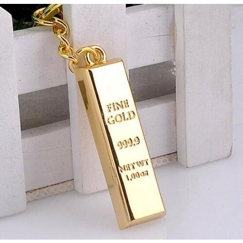 100pcs/lot fedex fastunisex alloy simulated gold keychain creative style woman man gold key ring