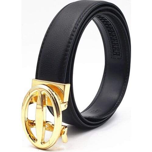 2019 Designer Belts for Men Automatic Alloy Buckle Men Belt Luxury Real Leather Strap for Male Fashion Casual Belt
